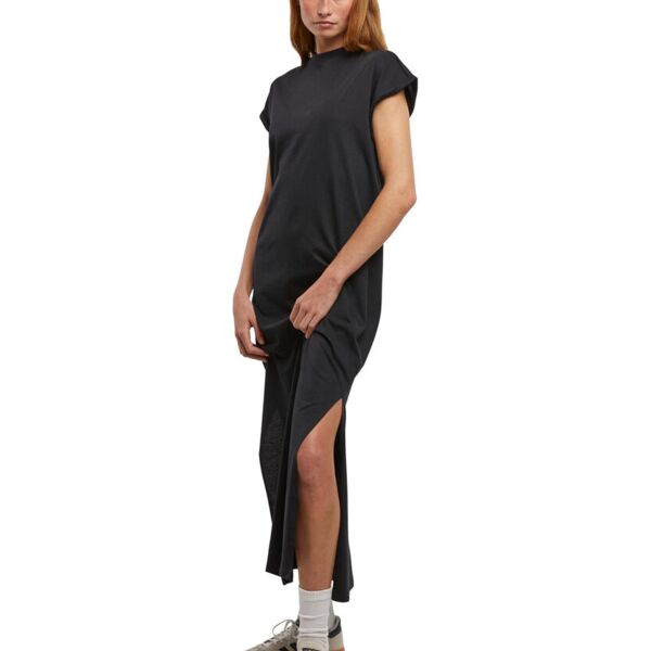 Women’s long extended shoulder dress Thumbnail